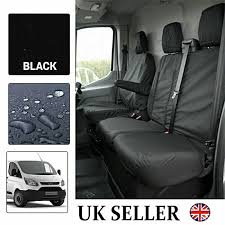 Black Waterproof Van Seat Covers