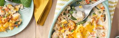 Casseroles make weekday dinners easy because they are whole meals in one baked dish. Hearty Chicken Noodle Casserole Campbell Soup Company