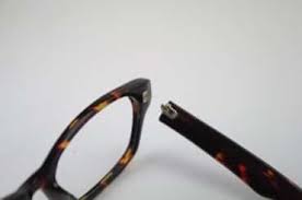 broken plastic spectacle glasses