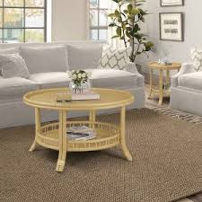 best round wicker coffee tables for