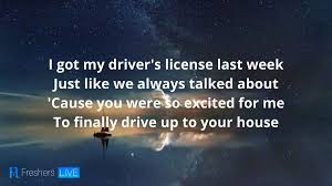 Olivia rodrigo drivers license lyrics. Olivia Rodrigo Drivers License Lyrics Read The Lyrics Of Drivers License Song Daily Dose News