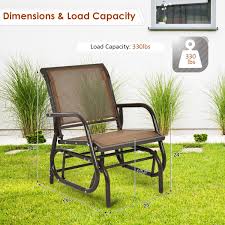 Single Swing Glider Rocking Chair