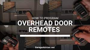 overhead door remote programming step
