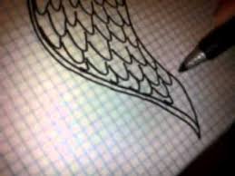 How To Draw Angel Wing Ezy Youtube