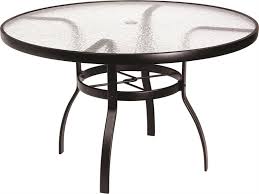 Round Acrylic Top Dining Table