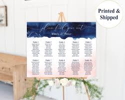 Blush Navy Seating Chart In 2019 Seating Charts