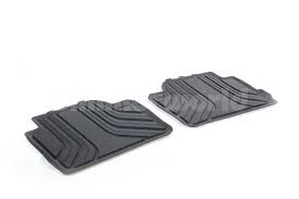 rear all weather floor mats black