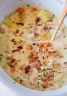 chicken chowder with bacon