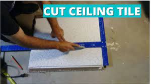 how to cut ceiling tiles include