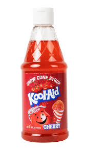 kool aid snow cone syrup cherry 16oz