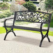 Fl Design Backrest Garden Bench