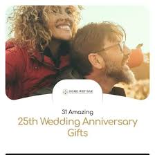 31 amazing 25th wedding anniversary gifts