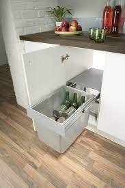pull out waste bin for hinged door