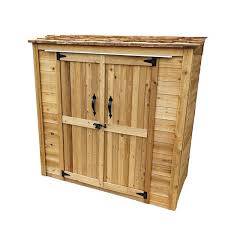 cedar wood garden chalet shed