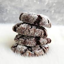 Chocolate Molasses Crinkle Cookies gambar png