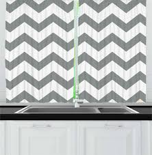 We did not find results for: Grey Curtains 2 Panels Set Grey And White Chevron Pattern Classic Geometrical Horizontal Zig Zag Stripes Retro Window Drapes For Living Room Bedroom 55w X 39l Inches Grey White By Ambesonne