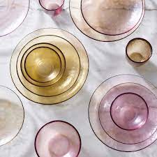 Los Cabos Textured Glass Dinnerware