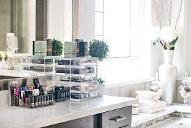 makeup vanity tips and organizer ideas