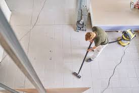 to clean sheetrock dust from the floor