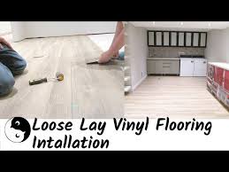 loose lay vinyl plank installation