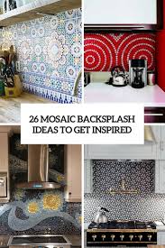 26 bold mosaic kitchen backsplashes to