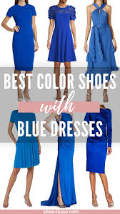 color shoes for blue dresses