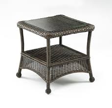 Room Balsam Collection End Table Glass Top