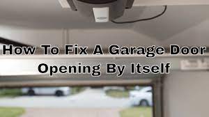 how to fix a garage door opening by