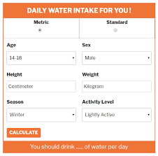Bmi And Water Protein Intake Calculator Plugin Fitness