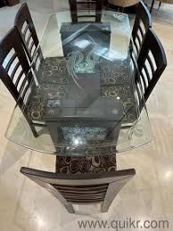 6 Seater Glass Top Dining Table Delhi