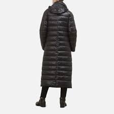 Lightweight Maxi Puffer Coat With Contrast Lining