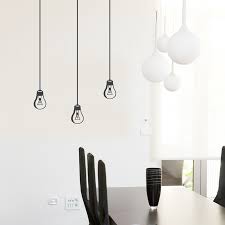 Hanging Light Bulb Wall Decal