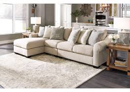 Tonal piping and a trio of accent; Carnaby 3 Piece Sectional Chaise Ashley Furniture Homestore Independently Owned And Operated By Hamad M Al Rugaib Sons Trading Co