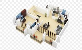 Apartment Duplex House Plan 3d Floor