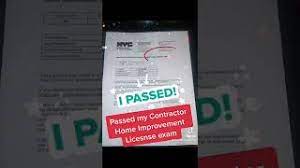 my nyc home improvement license exam