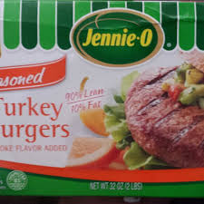 jennie o seasoned turkey burgers 149g