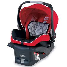 britax b safe infant car seat red