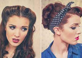 retro pin up style hair tutorials