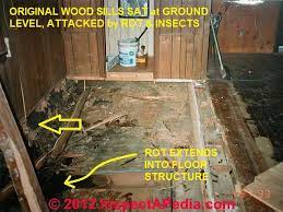 Wood Building Foundations Inspection