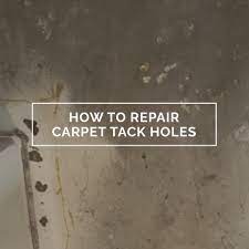 tack strip holes in concrete floors
