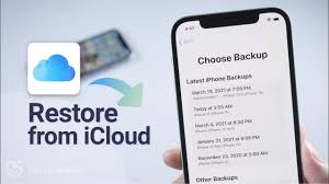 to re iphone from icloud backup