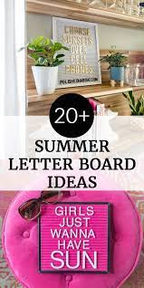 letter board sayings for summer