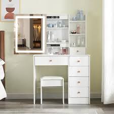 lighted mirror bedroom dressing table