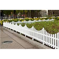 White Picket Garden Fence