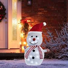 Lighted Snowman Outdoor