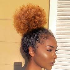 Ponytails for black hair often have lots of texture to use to their. Amazon Com K G Hair Synthetic Afro Puff Hair Ponytail Short Cute Drawstring Ponytail Hairpiece African American Kinky Curly Warp Drawstring Puff Ponytail Bun Extensions 30 Beauty