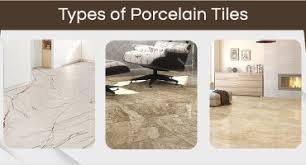 what are the types of porcelain tiles