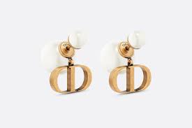 dior tribales earrings antique gold
