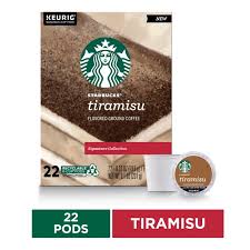 Green mountain coffee roasters discount k cups. Starbucks Flavored K Cup Coffee Pods Tiramisu For Keurig Brewers 1 Box 22 Pods Walmart Com Walmart Com