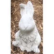 Wonderland White Rabbit Garden Sculpture